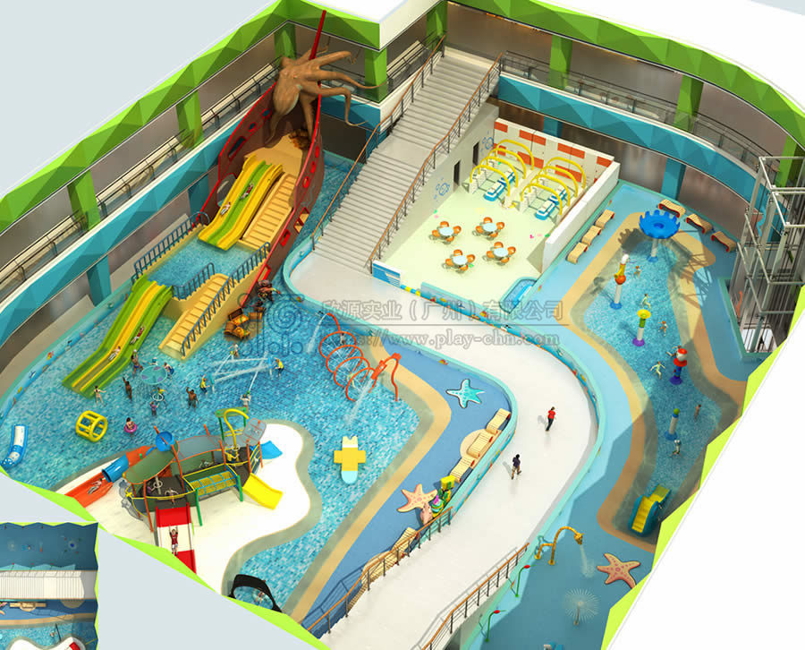 某廣場(chǎng)水上樂(lè)園設(shè)計(jì)效果圖