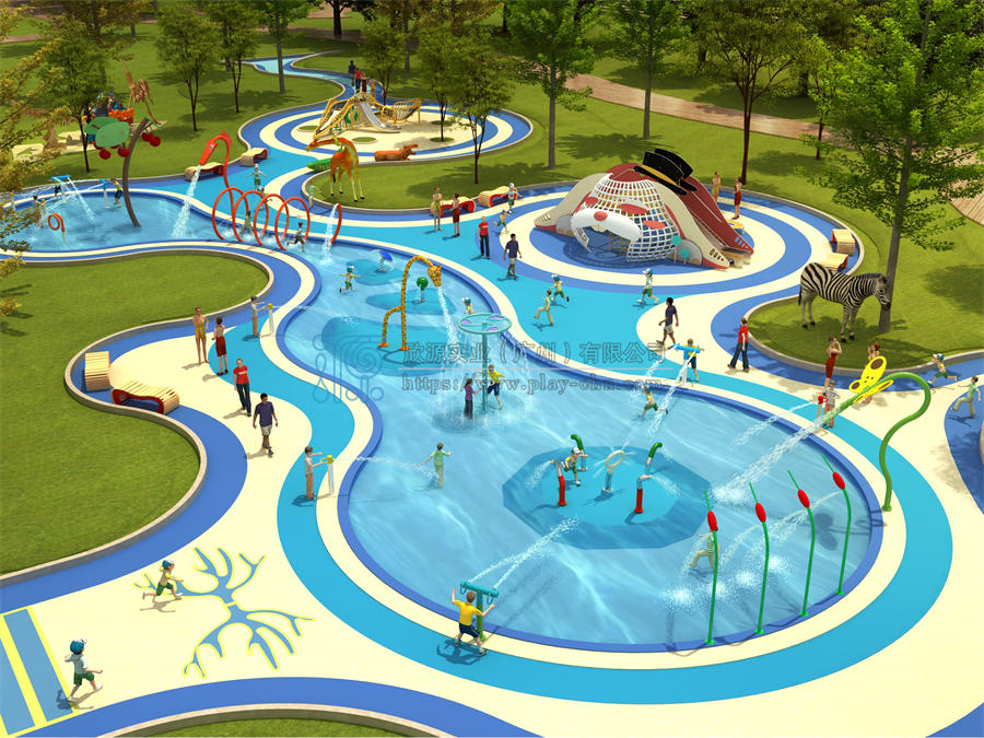 美麗鄉村無動力水上樂園規格設計