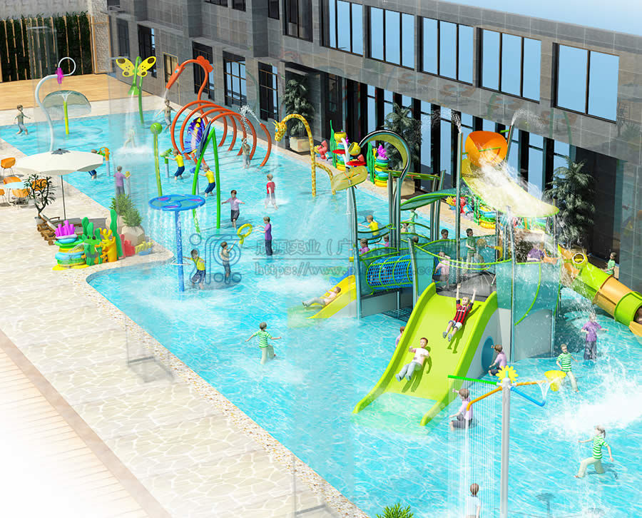 溫泉度假酒店472方室外水樂園規劃方案