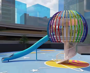 熱氣球創(chuàng)意造型無動(dòng)力設(shè)備訂制