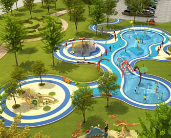 美麗鄉村無動力水上樂園規格設計