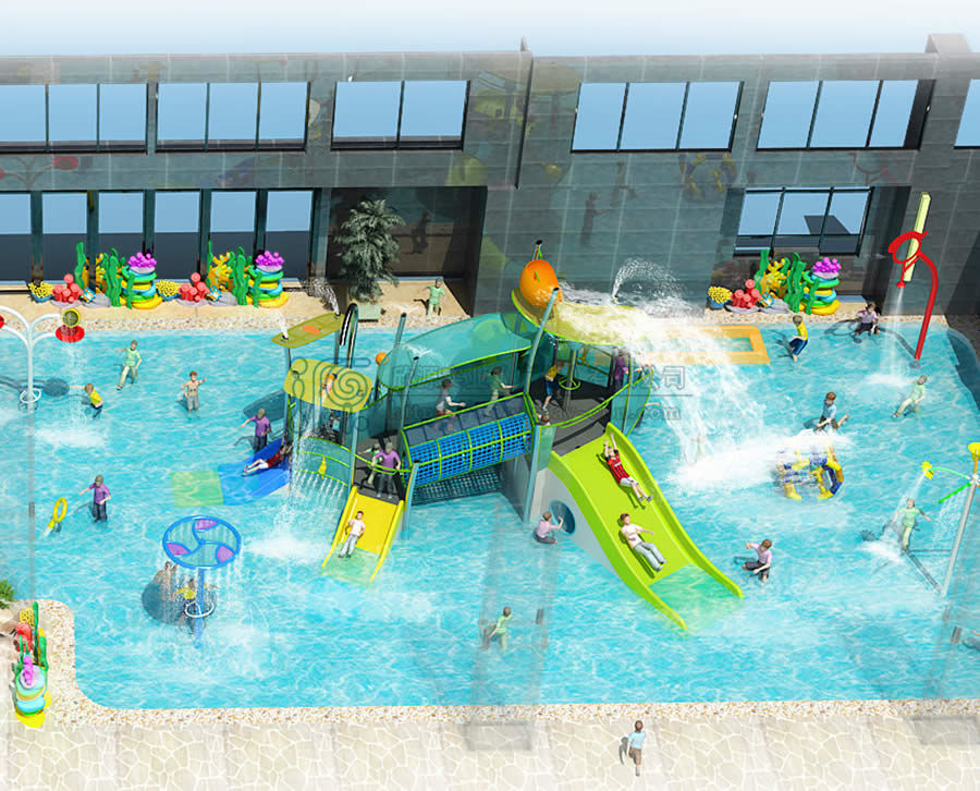 溫泉度假酒店472方室外水樂園規劃方案