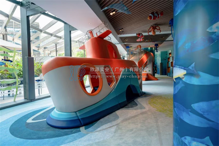 投資室內兒童水上樂園的方向 水上滑滑梯-1480