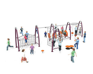 兒童網繩攀爬游樂設備款式9