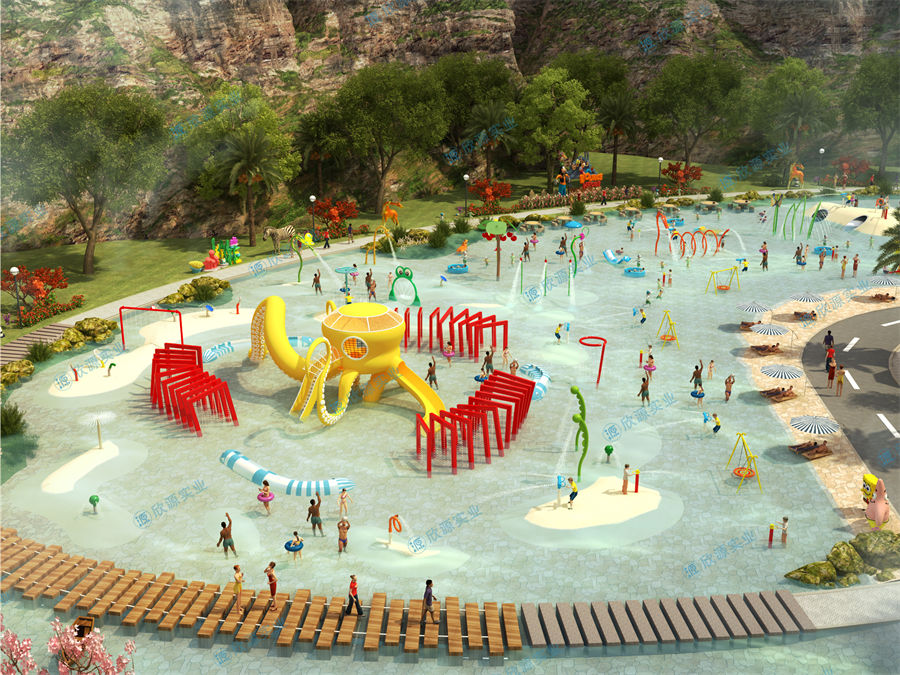 6000平方室外水上樂園整體規(guī)劃方案