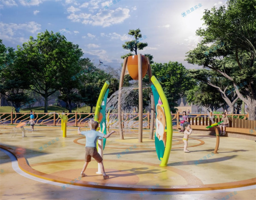 2250平方旱噴水上樂園整體規(guī)劃方案