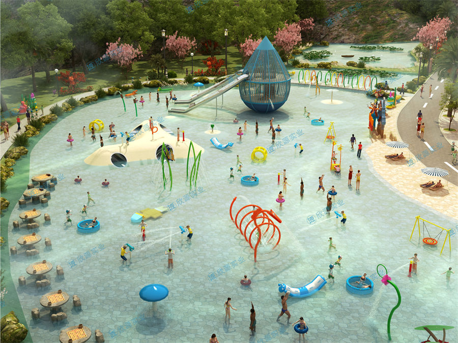 6000平方室外水上樂園整體規(guī)劃方案
