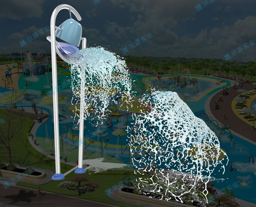 倒水桶戲水設(shè)備