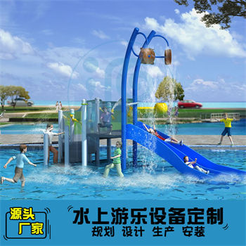 水叮當(dāng)水上滑梯組合