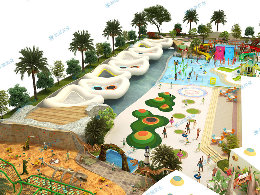 4000平方室外水上樂園整體規(guī)劃方案