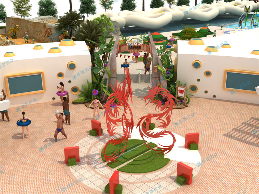 4000平方室外水上樂園整體規(guī)劃方案
