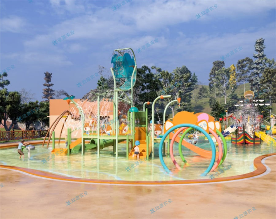 2250平方旱噴水上樂園整體規(guī)劃方案
