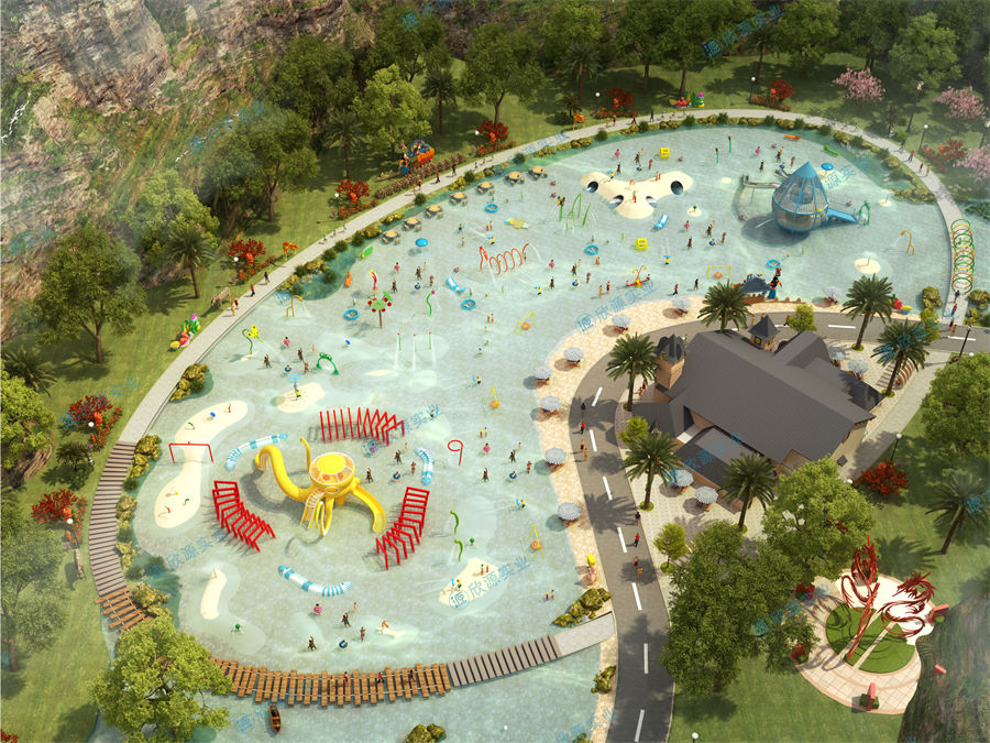 6000平方室外水上樂園整體規(guī)劃方案