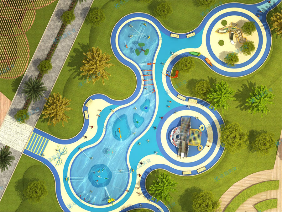 2300平方旱噴水上樂園整體規(guī)劃方案