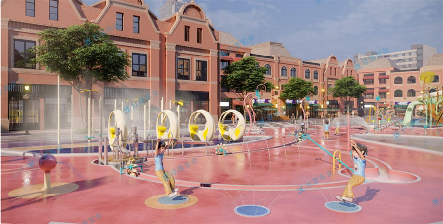 4000平方旱噴水上樂園整體規劃方案