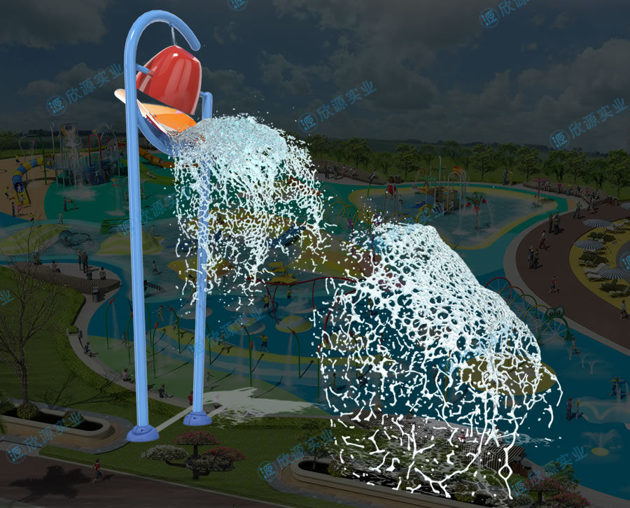 倒水桶戲水設(shè)備