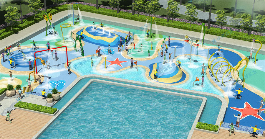680平方旱噴水上樂園整體規劃方案