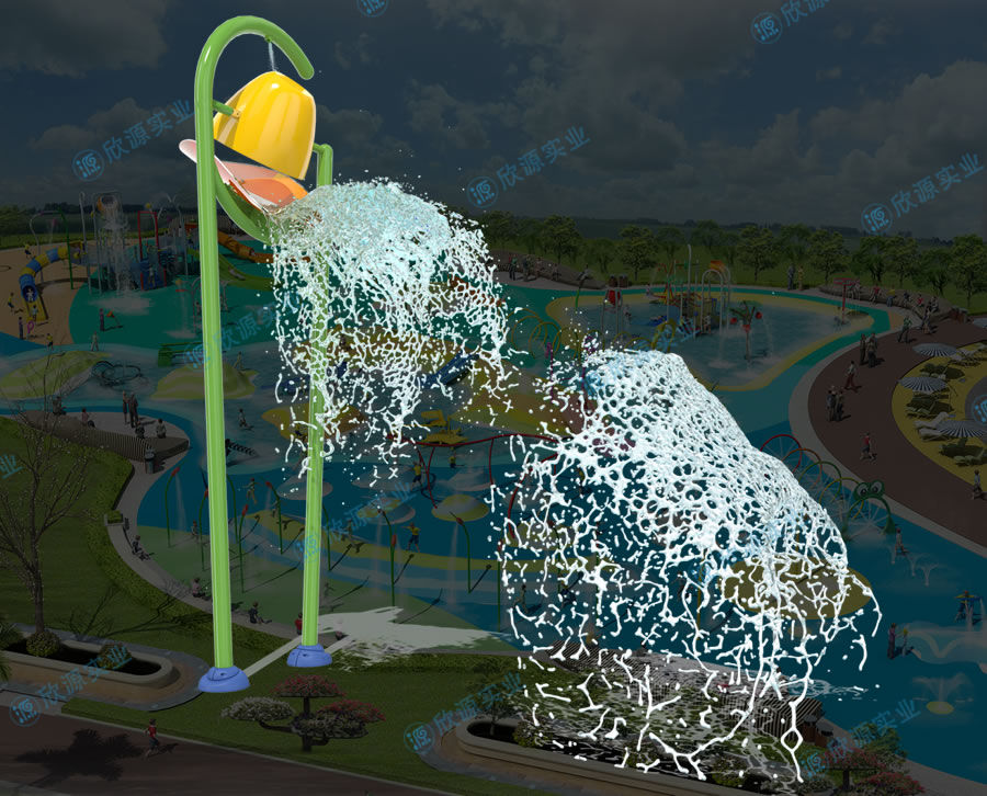 倒水桶戲水設(shè)備