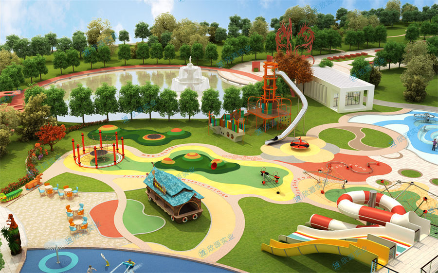 4000平方室外水上樂園整體規(guī)劃方案