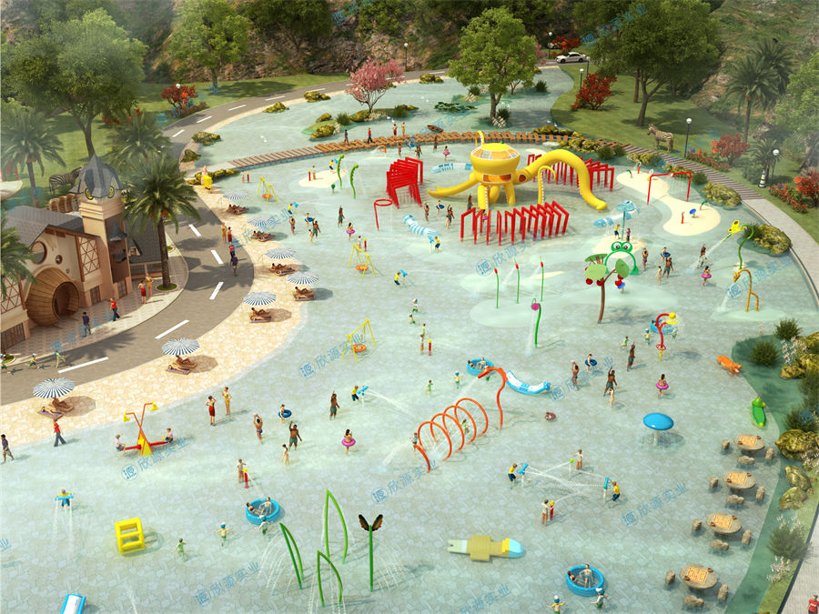 6000平方室外水上樂園整體規(guī)劃方案