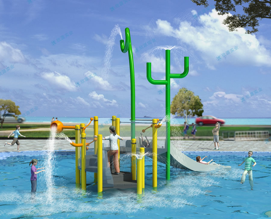 小型水上樂園組合滑梯