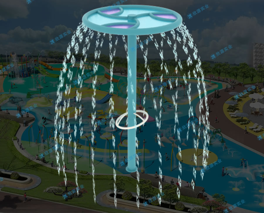 旋轉瀑布先生小品設備