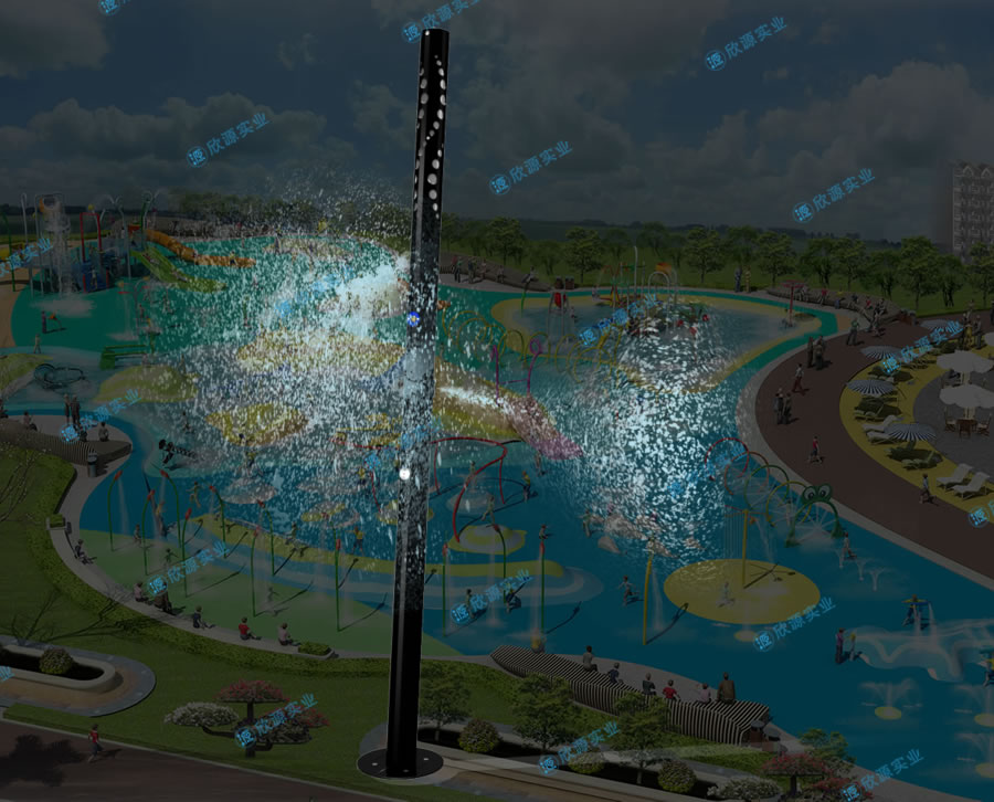 噴霧立柱戲水設備