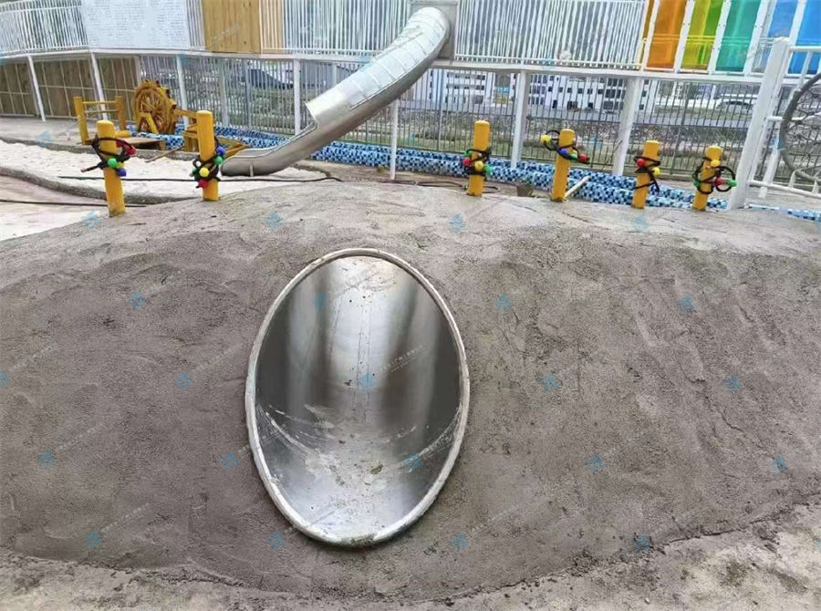 不銹鋼鉆洞兒童游樂園設備
