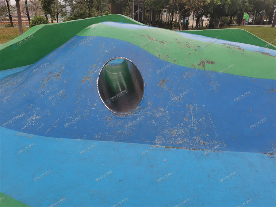 不銹鋼鉆洞兒童游樂園設備