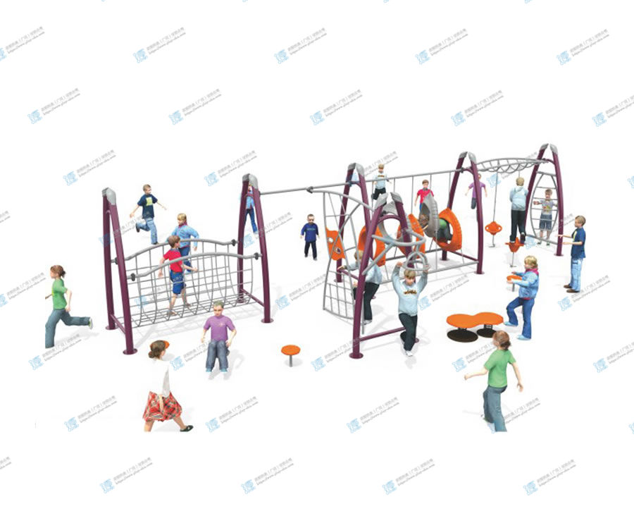 兒童網繩攀爬游樂設備款式9